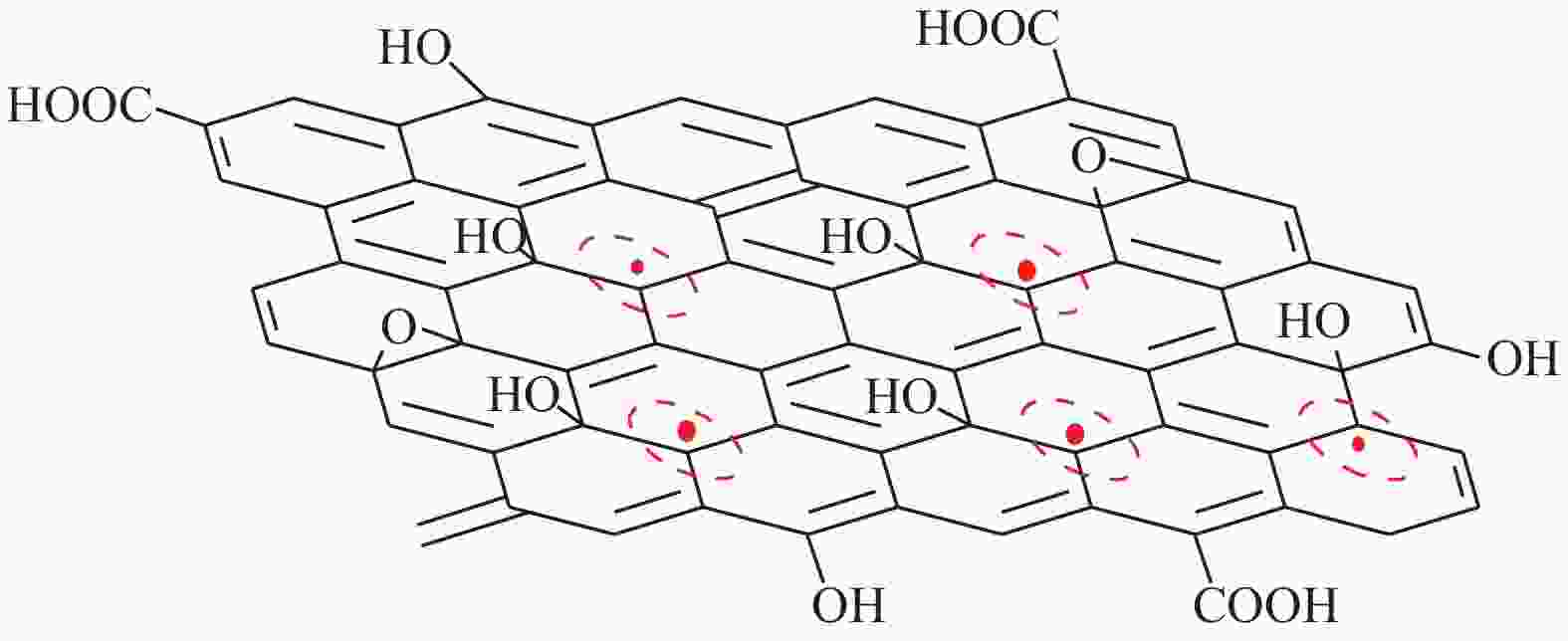 图 1          活化石墨烯结构示意
